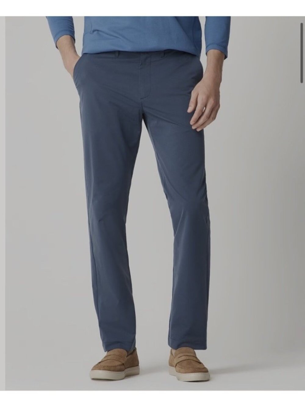J.CREW Flex Straight Leg Flat Front Stretch Chino Pants Men’s Size 31x32 BlueNWT